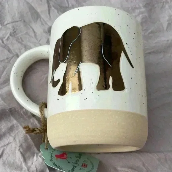 NWT Harvest Green Studio Stoneware 15 0Z Mug - Picture 4 of 4